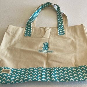 Canvas tote from The Ritz-Carlton Key Biscayne, Miami